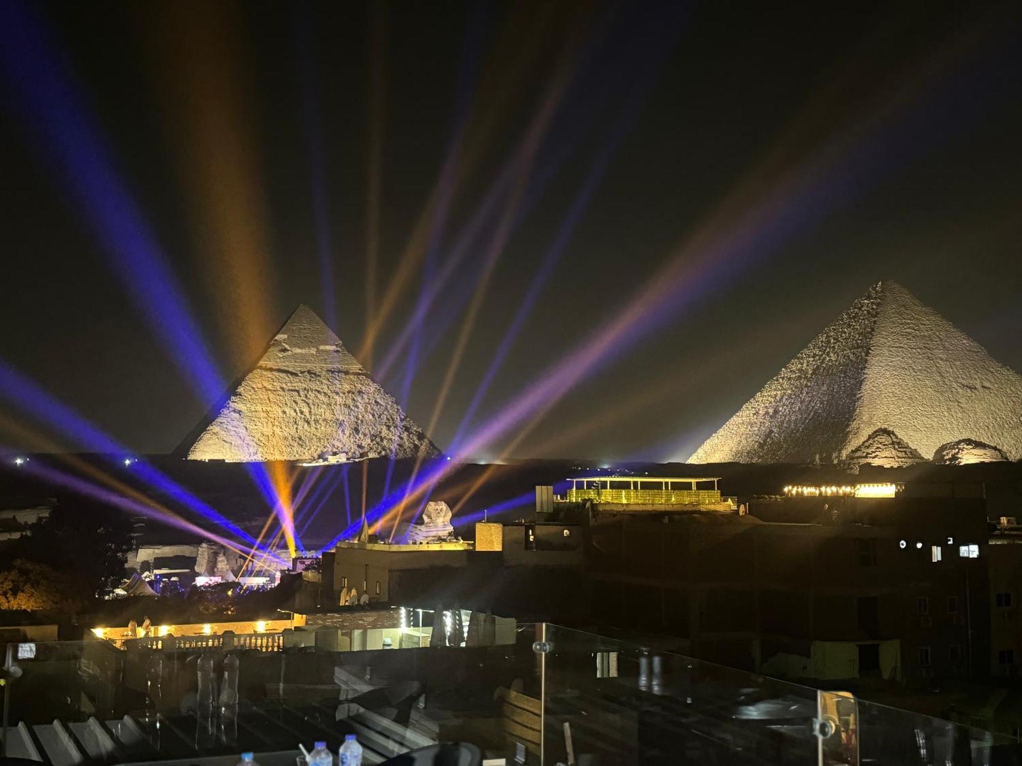 Pyramids And Sphinx Hotel Kafret el-Gabal Extérieur photo