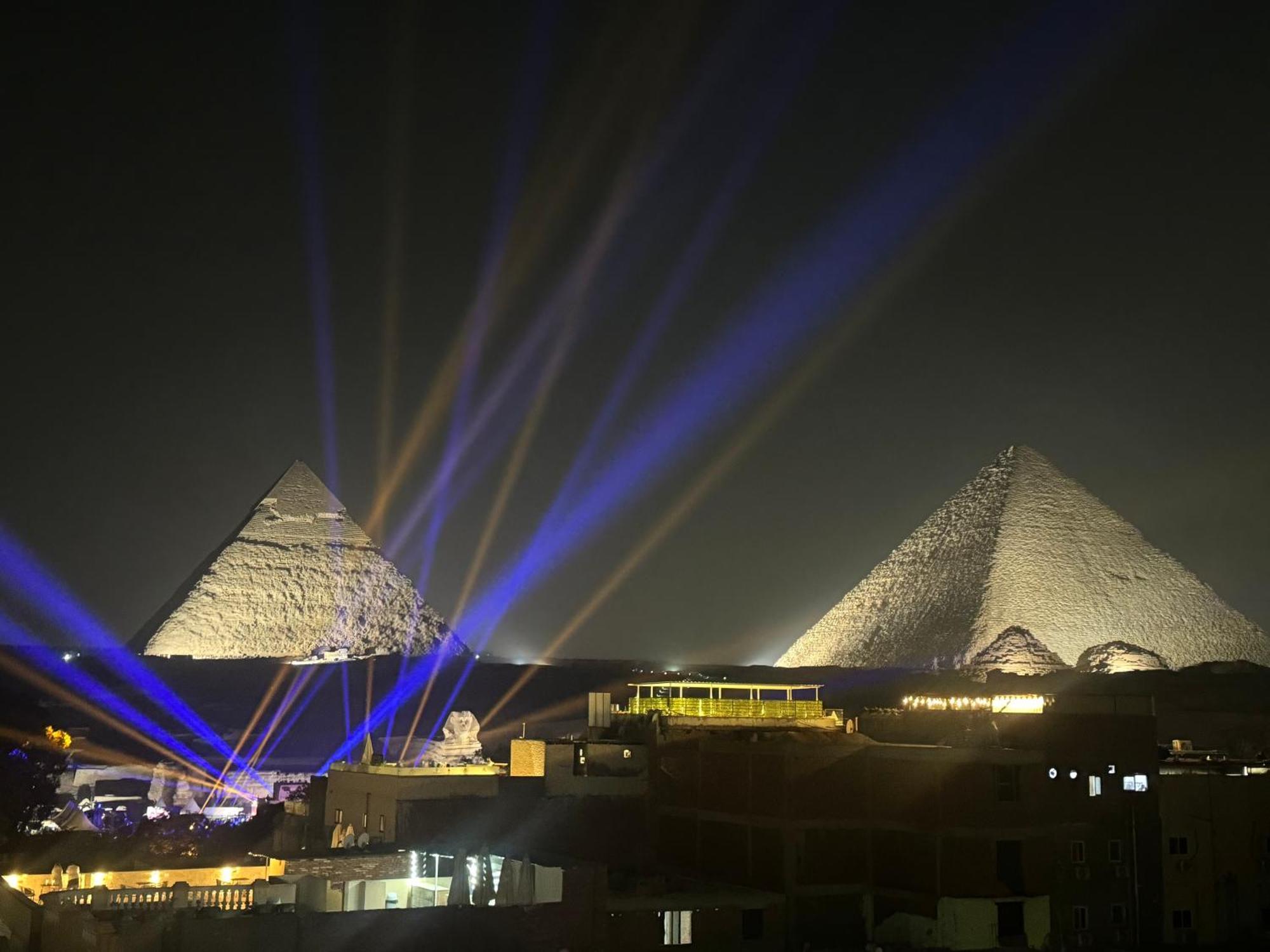 Pyramids And Sphinx Hotel Kafret el-Gabal Extérieur photo