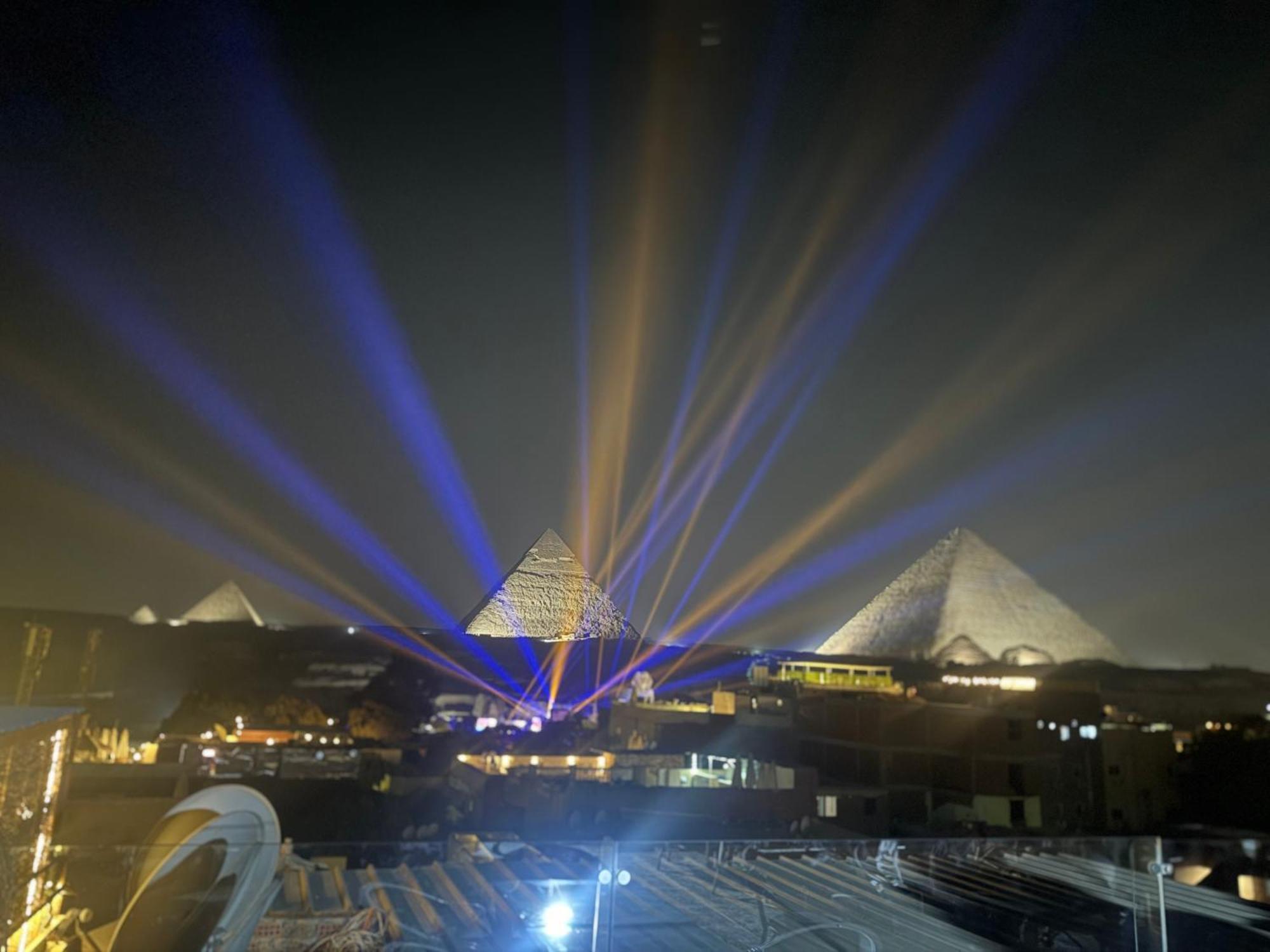 Pyramids And Sphinx Hotel Kafret el-Gabal Extérieur photo